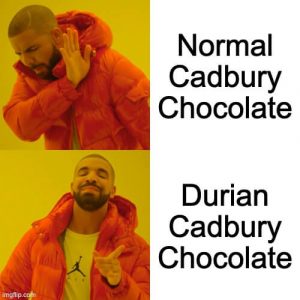SG Halal Deals Cadbury Durian Chocolate Singapore
