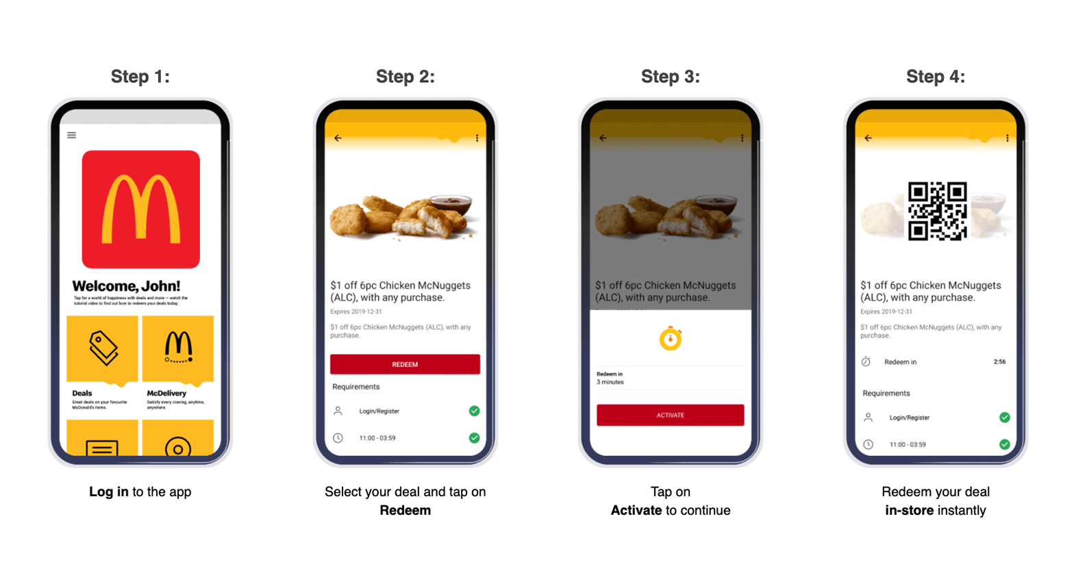 SG Halal Deals Mcdonalds 1 for 1 App Promotion