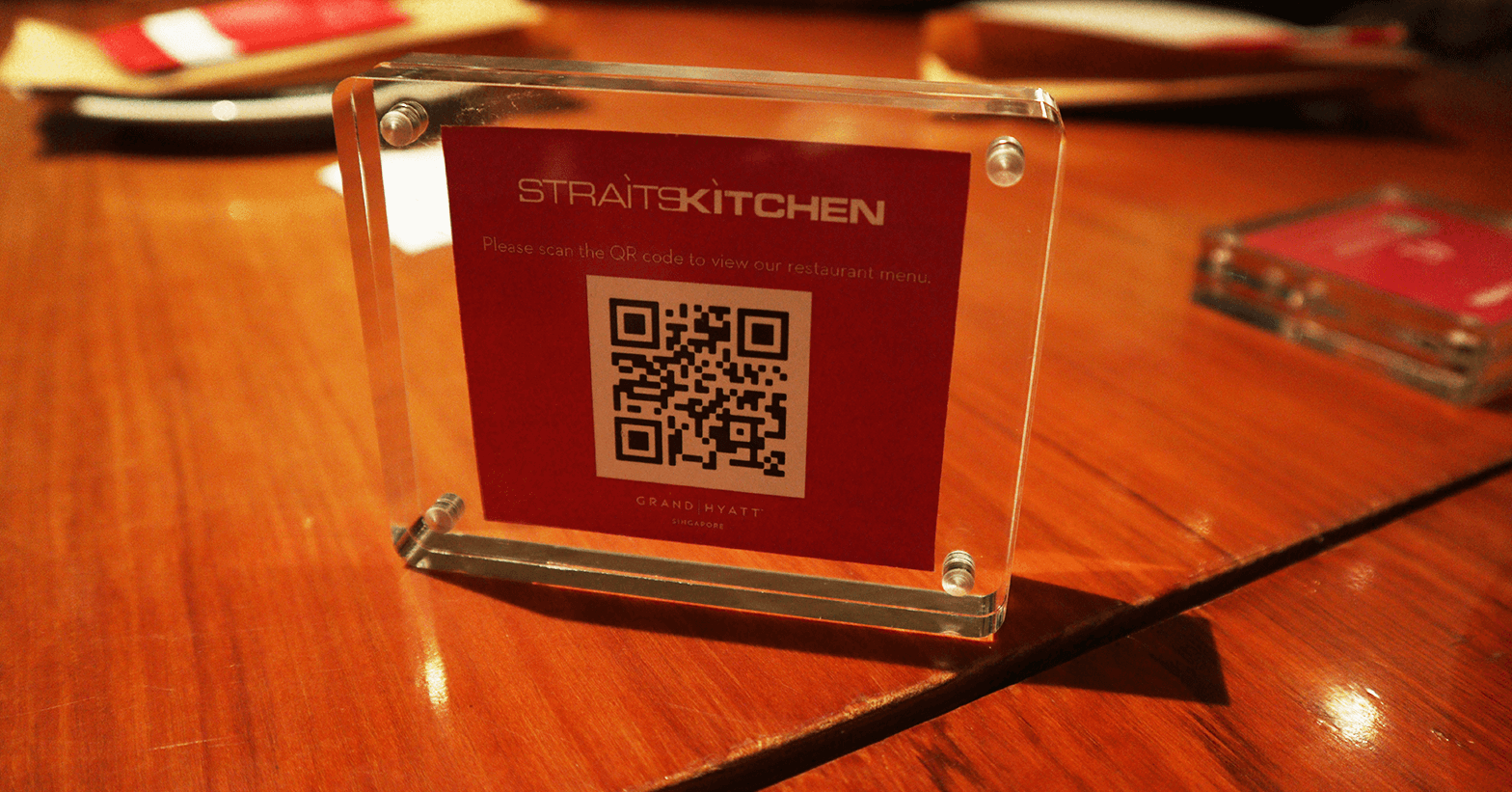SG Halal Deals Straits Kitchen Grand Hyatt QR Code Menu